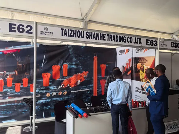 Nástroje pro vrtání skalních nástrojů Pulanka je hrdá na to, že vystavuje na výstavě Gold Mining Expo v Kongu 2025 v Lubumbashi, DRC!